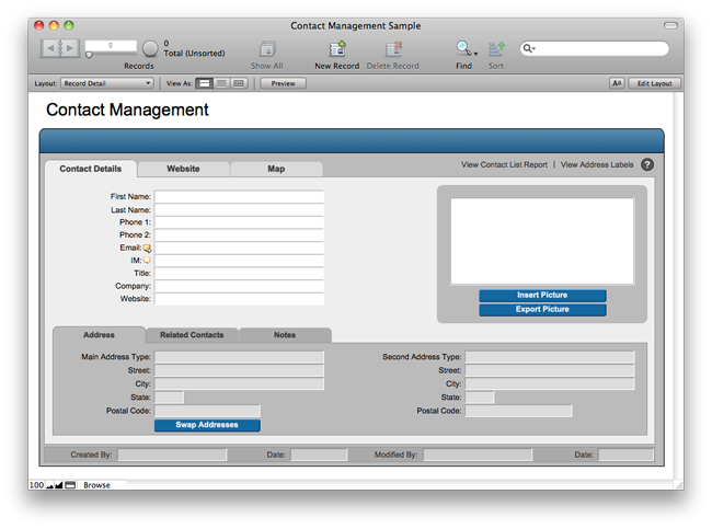 Default Database
