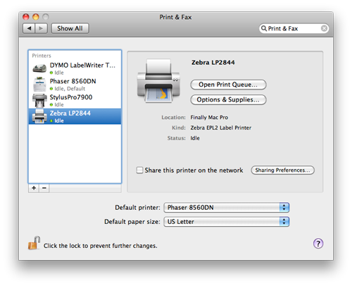 All Set Up Printer